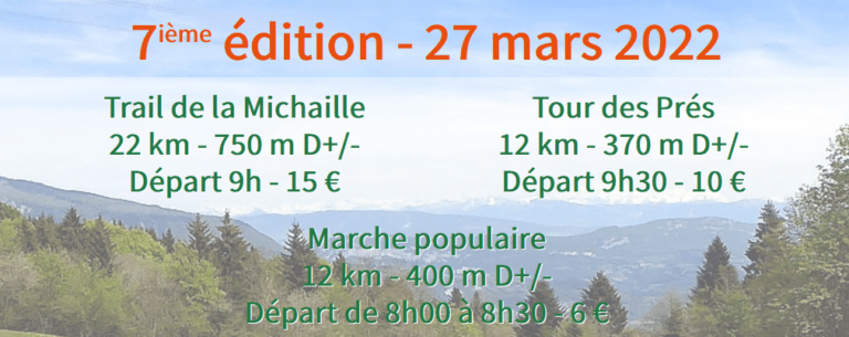 Read more about the article Trail de la Michaille, Chatillon en Michaille, 27/03/22
